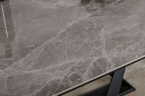 Раскладной обеденный стол Nicolas FLEETWOOD NEW Светло-серый керамика-8