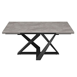 Розкладний обідній стіл Nicolas FLEETWOOD NEW Світло-сірий кераміка