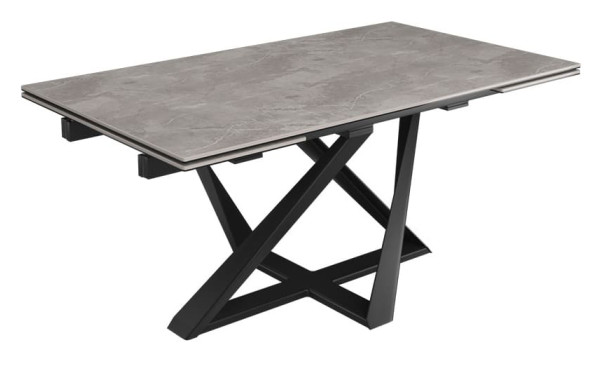 Раскладной обеденный стол Nicolas FLEETWOOD NEW Светло-серый керамика-2