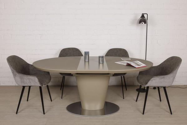 Розкладний обідній стіл Nicolas GEORGIA 120 Мокко-13