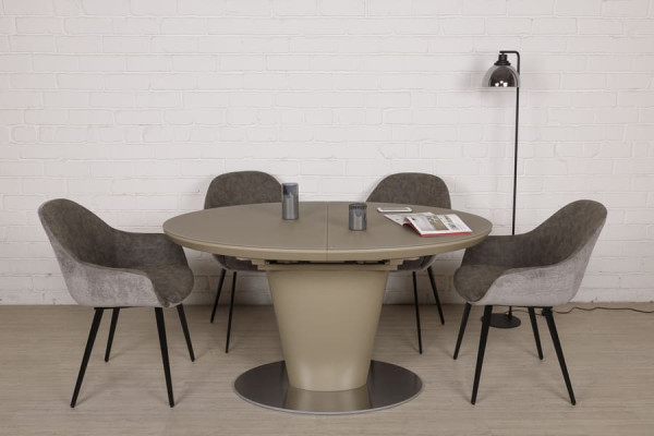 Розкладний обідній стіл Nicolas GEORGIA 120 Мокко-17