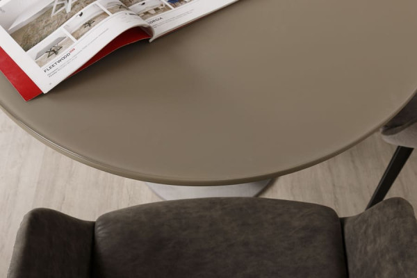 Розкладний обідній стіл Nicolas GEORGIA 120 Мокко-20