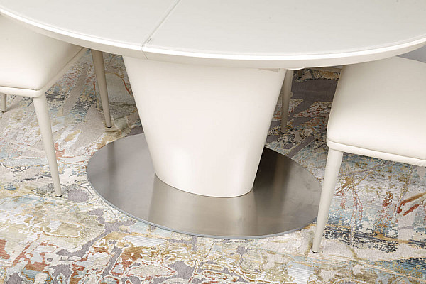 Розкладний обідній стіл Nicolas GEORGIA 140 Капучино-6