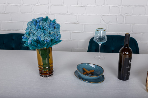 Розкладний обідній стіл Nicolas LINCOLN Білий шпон-6