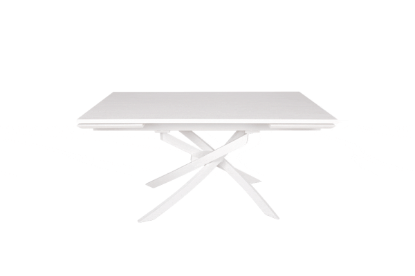 Розкладний обідній стіл Nicolas LINCOLN Білий шпон-1