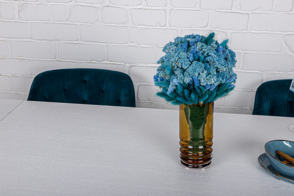 Розкладний обідній стіл Nicolas LINCOLN Білий шпон-12