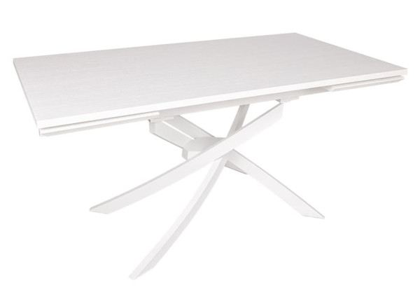 Розкладний обідній стіл Nicolas LINCOLN Білий шпон-3