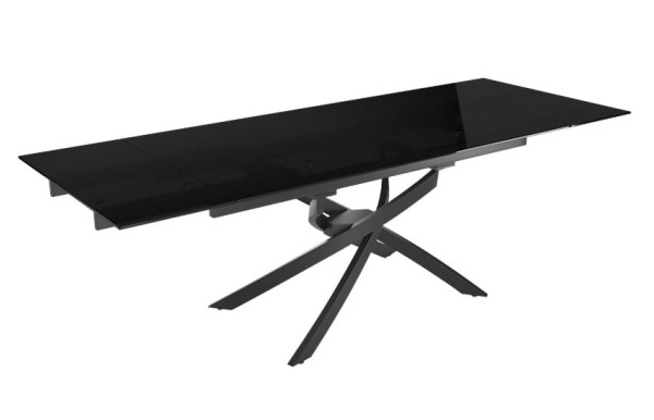Раскладной обеденный стол Nicolas LINCOLN Дымка black-2
