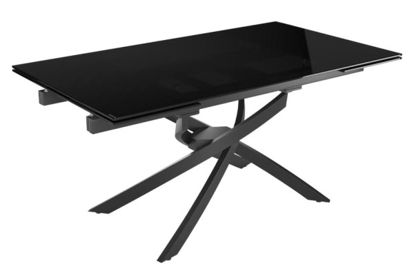 Раскладной обеденный стол Nicolas LINCOLN Дымка black-3