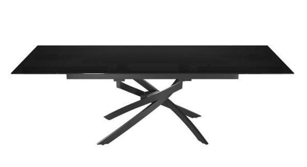 Раскладной обеденный стол Nicolas LINCOLN Дымка black-1
