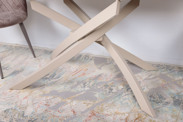 Раскладной обеденный стол Nicolas LINCOLN Капучино шпон-5