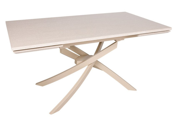 Раскладной обеденный стол Nicolas LINCOLN Капучино шпон-1