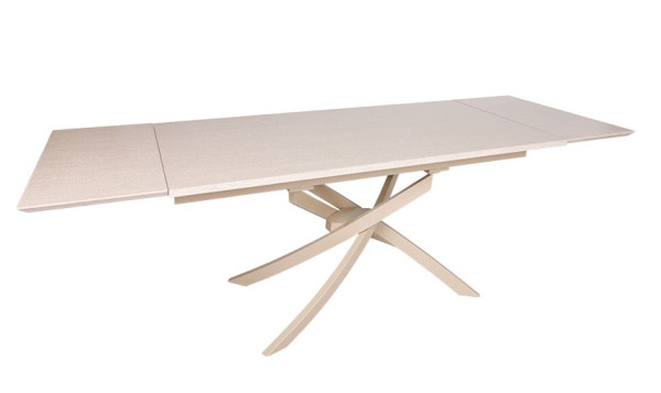 Раскладной обеденный стол Nicolas LINCOLN Капучино шпон-3