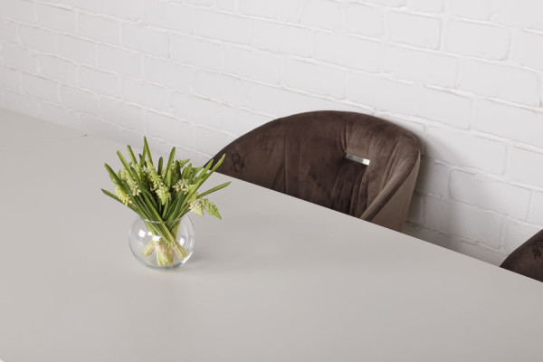 Розкладний обідній стіл Nicolas LONDON Молочна кераміка-11