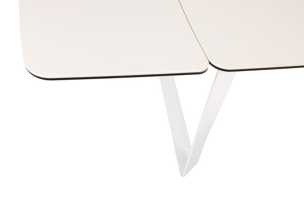 Розкладний обідній стіл Nicolas LONDON Молочна кераміка-20