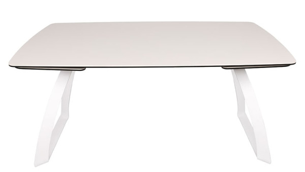 Розкладний обідній стіл Nicolas LONDON Молочна кераміка-0