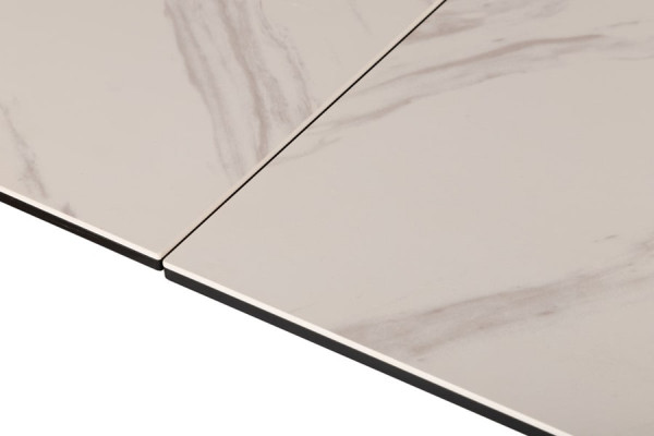 Розкладний обідній стіл Nicolas MOSS Білий кераміка-6