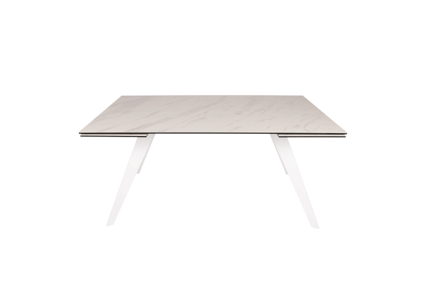 Розкладний обідній стіл Nicolas MOSS Білий кераміка-1