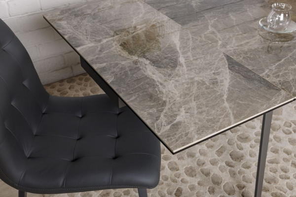 Розкладний обідній стіл Nicolas MOSS Сірий кераміка-4