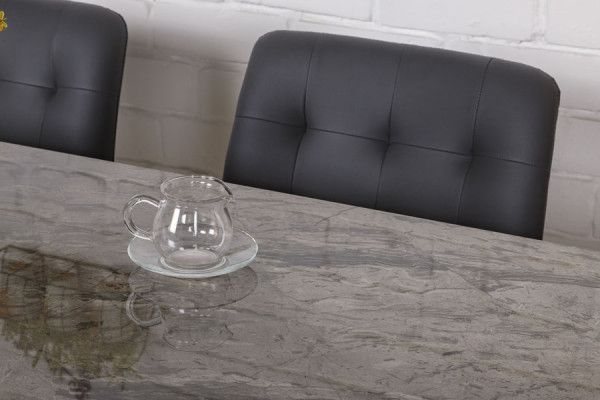 Розкладний обідній стіл Nicolas MOSS Сірий кераміка-17