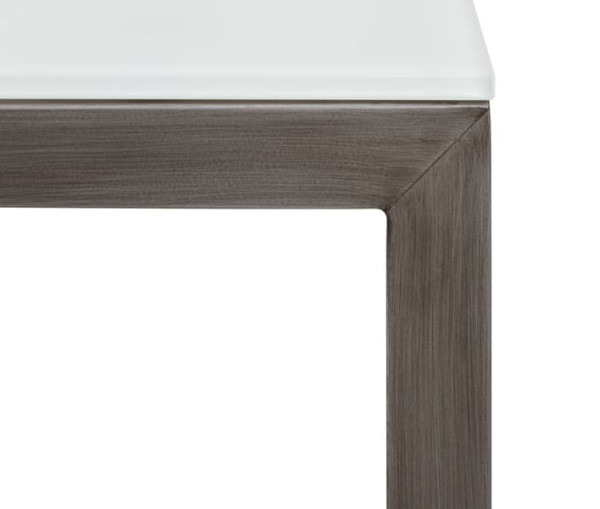 Стол журнальный Nicolas BRIGHTON R Стекло Белый-2