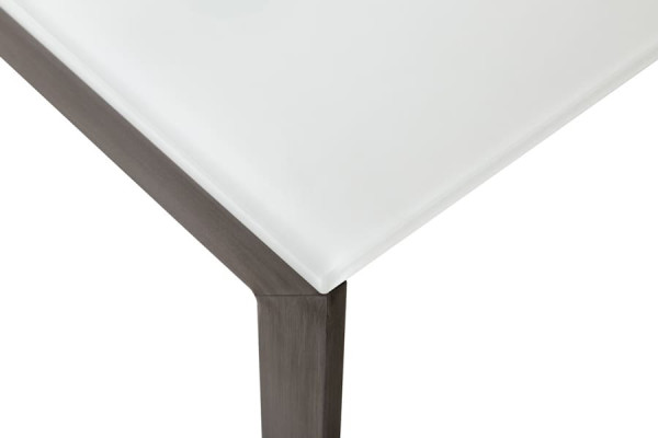 Стол журнальный Nicolas BRIGHTON R Стекло Белый-3