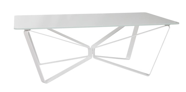 Стол журнальный Nicolas LUTON R Белый глянец-0
