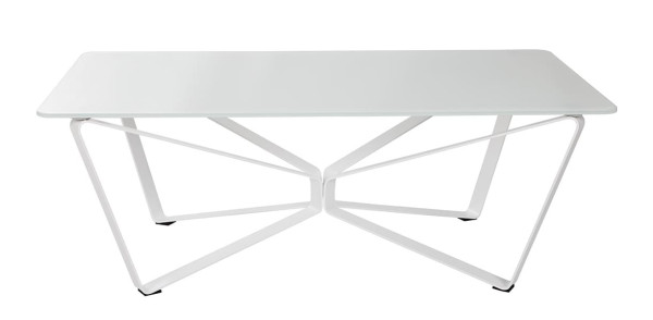 Стол журнальный Nicolas LUTON R Белый глянец-1