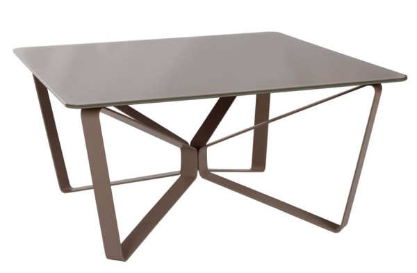 Стіл журнальний Nicolas LUTON S Скло Мокко-0