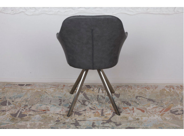 Крісло поворотне Nicolas ALMERIA Сірий-3