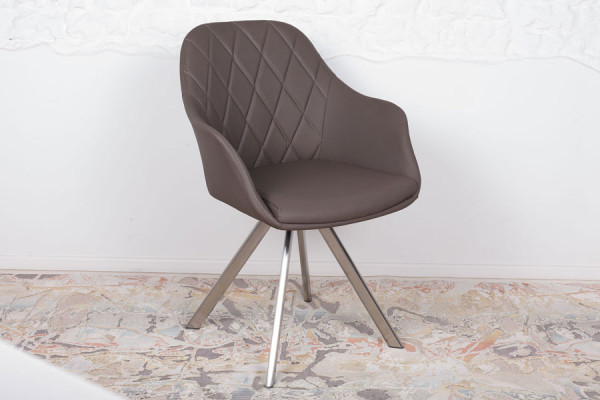 Крісло поворотне Nicolas ALMERIA Мокко-1