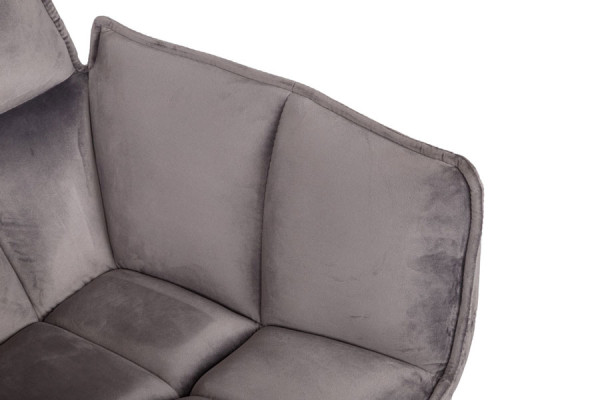 Кресло поворотное Nicolas CHARDONNE Серый-4