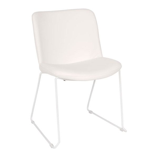 Стул Nicolas CORSICA Белый экокожа-0