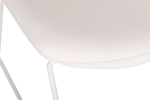 Стул Nicolas CORSICA Белый экокожа-3