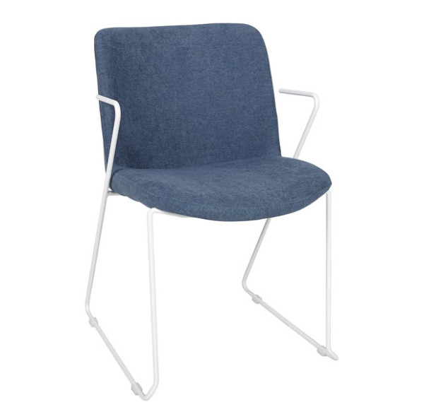 Стілець із підлокітниками Nicolas CORSICA Джинс-0