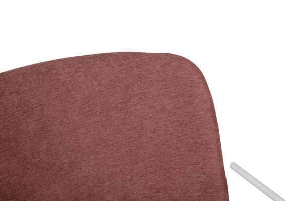 Стілець із підлокітниками Nicolas CORSICA Какао-білий-3