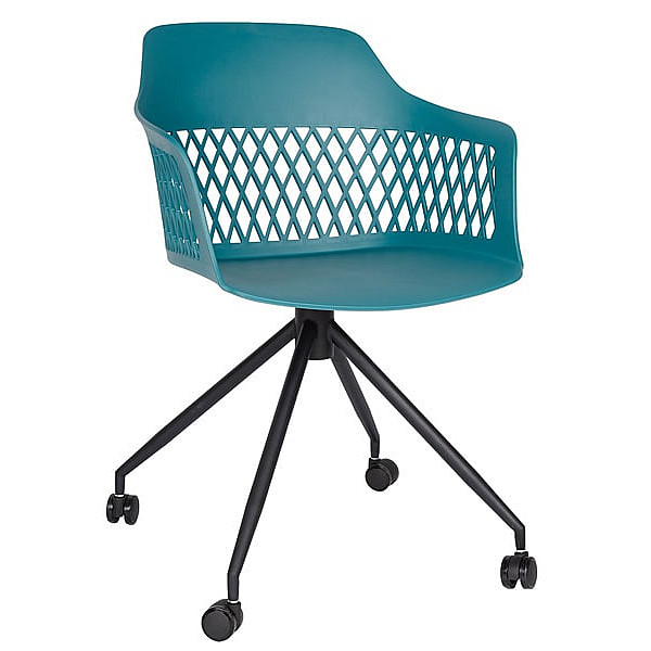 Стул-кресло Nicolas LAVANDA Roll Бирюзовый-0
