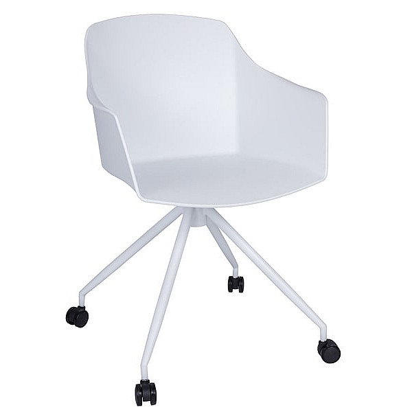 Стілець-крісло Nicolas MAGNOLIA Roll Білий-0