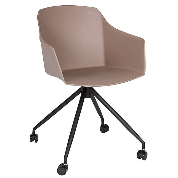 Стілець-крісло Nicolas MAGNOLIA Roll Мокко-0