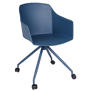 Стілець-крісло Nicolas MAGNOLIA Roll Синій