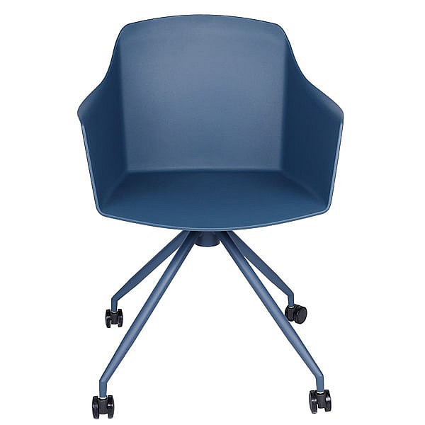 Стілець-крісло Nicolas MAGNOLIA Roll Синій-1