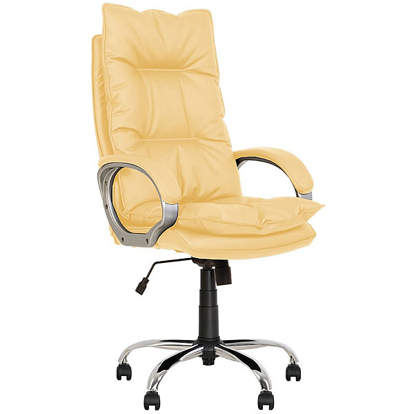 Офісне крісло для керівника Nowy Styl YAPPI Tilt CHR68 ECO 01 Екошкіра Офісне крісло для керівника Nowy Styl YAPPI Tilt CHR68 ECO 01 Екошкіра-0