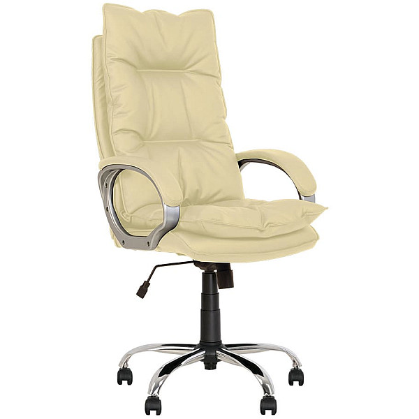 Офісне крісло для керівника Nowy Styl YAPPI Tilt CHR68 ECO 07 Екошкіра Офісне крісло для керівника Nowy Styl YAPPI Tilt CHR68 ECO 07 Екошкіра-0