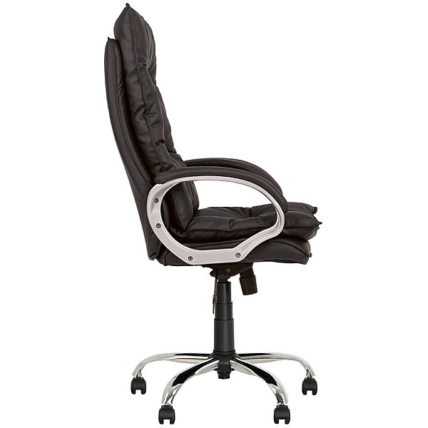 Офісне крісло для керівника Nowy Styl YAPPI Tilt CHR68 ECO 30 Екошкіра Офісне крісло для керівника Nowy Styl YAPPI Tilt CHR68 ECO 30 Екошкіра-2