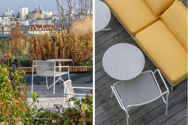 Кресло уличное Pedrali Tribeca Lounge 3669/BI200E Белый-6