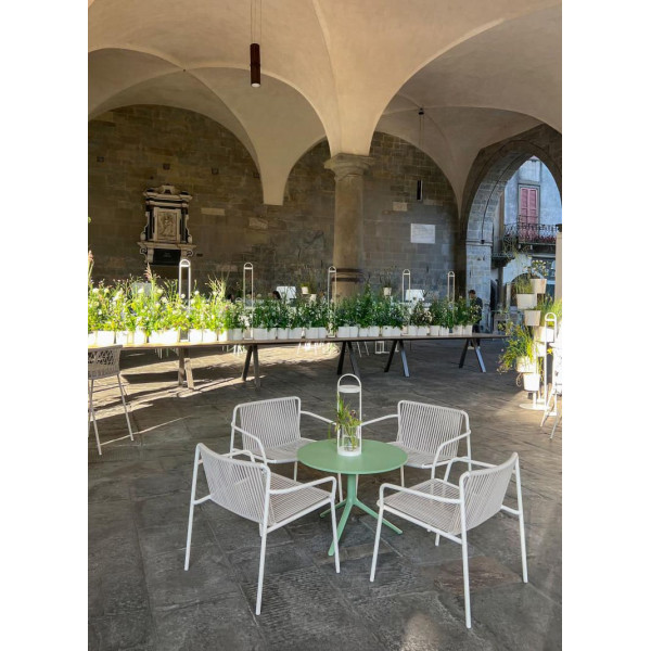 Кресло уличное Pedrali Tribeca Lounge 3669/BI200E Белый-7