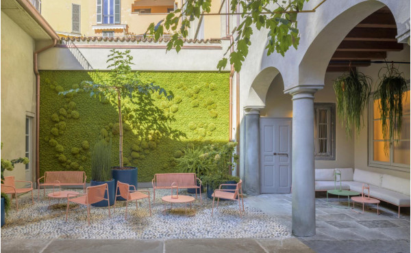 Кресло уличное Pedrali Tribeca Lounge 3669/BI200E Белый-14