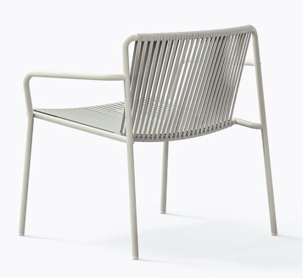 Кресло уличное Pedrali Tribeca Lounge 3669/BI200E Белый-3