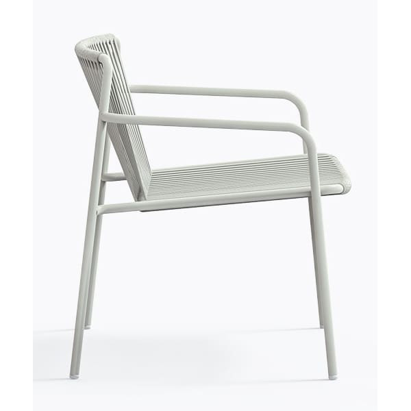 Кресло уличное Pedrali Tribeca Lounge 3669/BI200E Белый-2