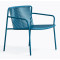 Кресло уличное Pedrali Tribeca Lounge 3669/BL300E Синий-1-thumb